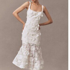 Bardot Marico Sleeveless Lace Appliqué Midi Dress